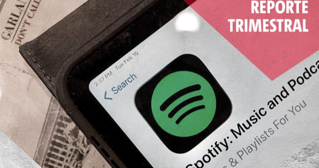Spotify llega a 293 millones de usuarios premium, pero cae en la bolsa 13%